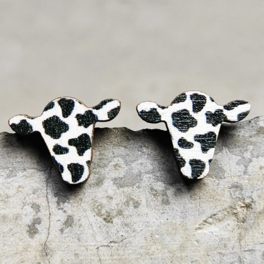 Cow Earrings- Cowgirl-Farmhouse Earrings